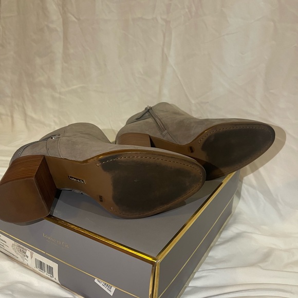 Louise Et Cie Suede &Leatjer Grey Ankle Boots - Picture 6 of 9